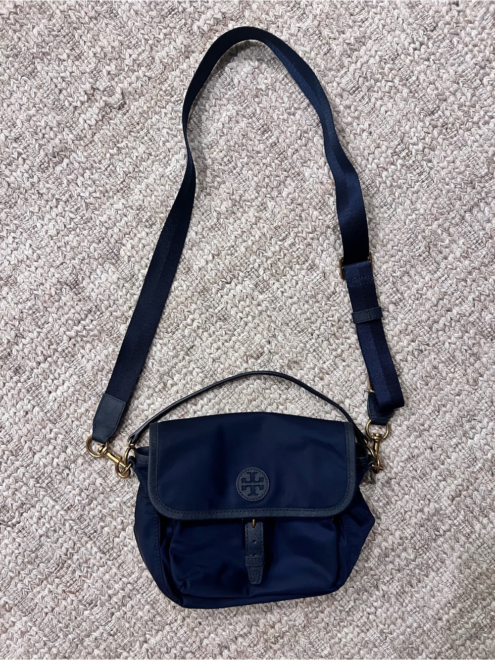 Tory Burch Navy Crossbody Bag